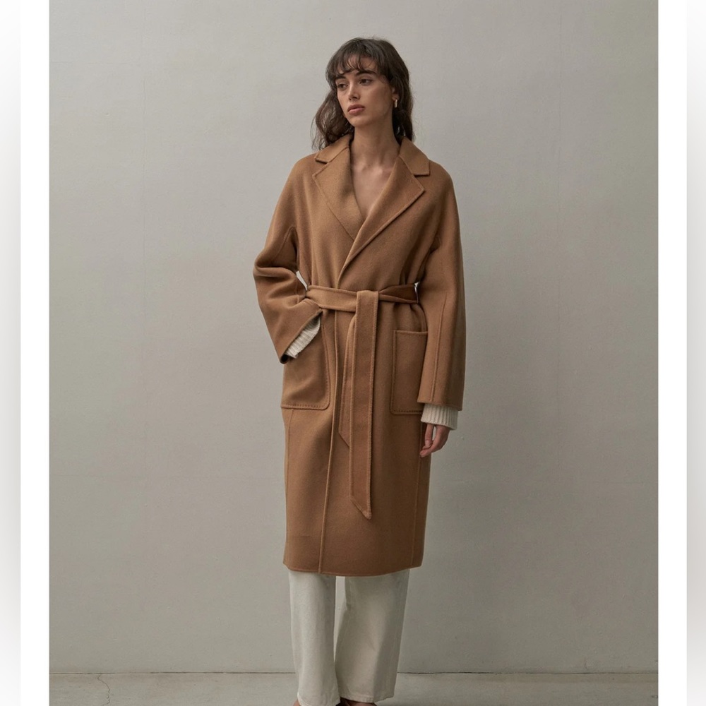 NWOT The Curated Classic Coat in Camel